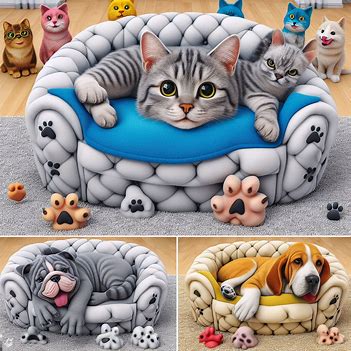 Funny Cat&Dog Bed Sofa❤️🐶🐺❤️